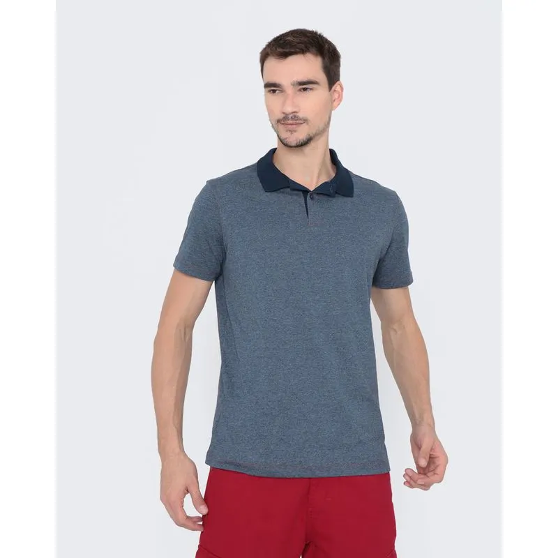 Polo Masculina Básica Azul Marinho P