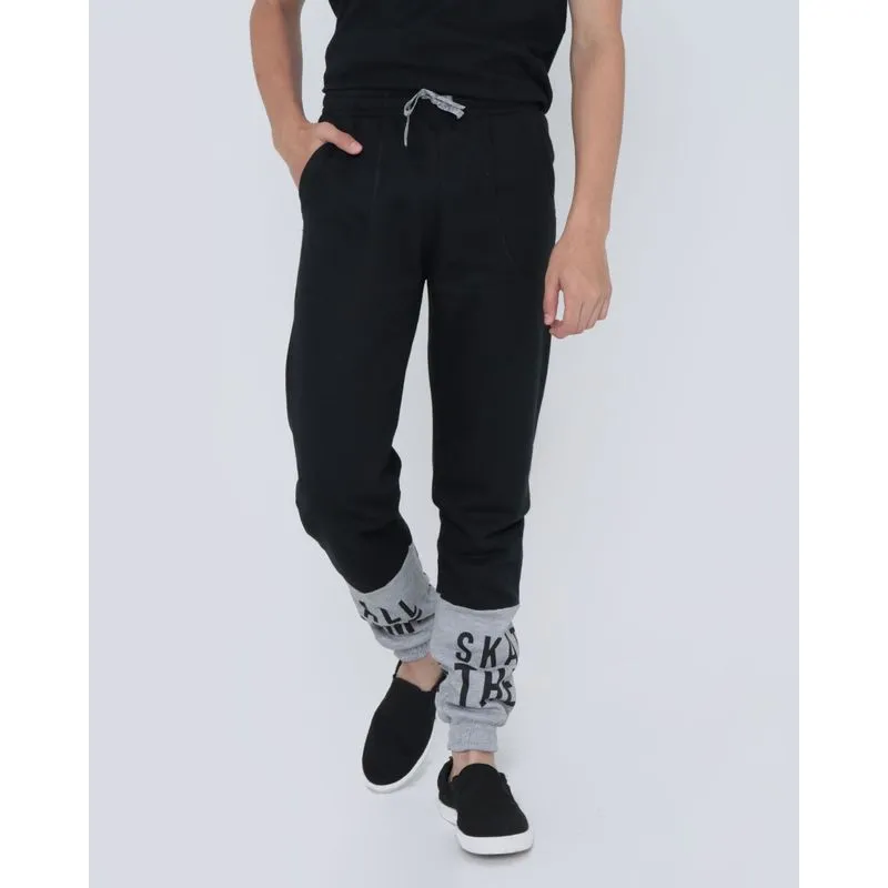 Calça Juvenil Moletom Street Preta 16