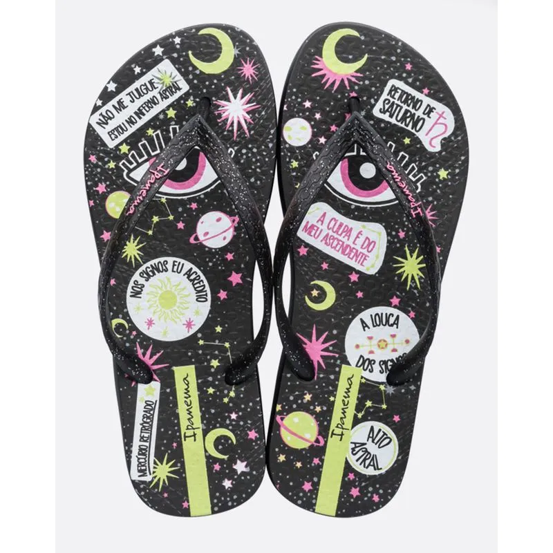 Chinelo Ipanema Feminino Trendy Preto 35