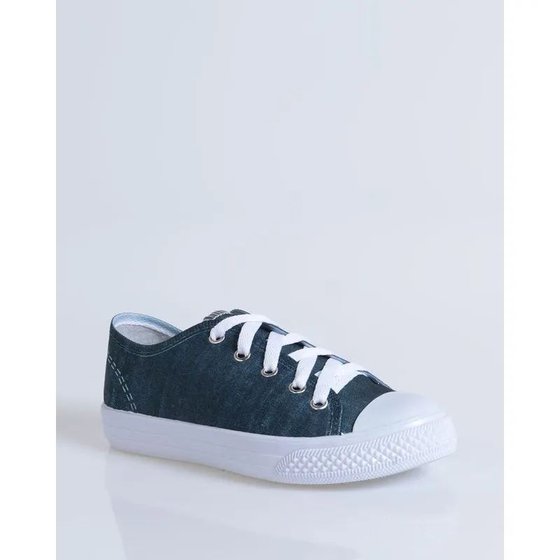 Tênis Casual Infantil Jeans Azul Escuro 17/18