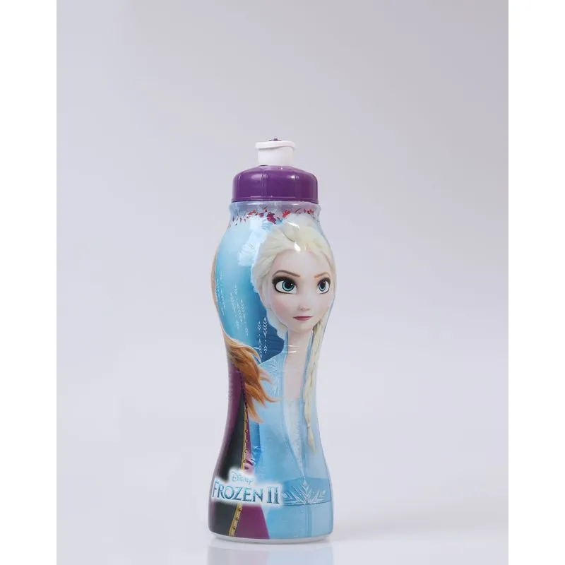 Garrafa Squeeze 450ml Estampa Frozen Disney Roxa UN