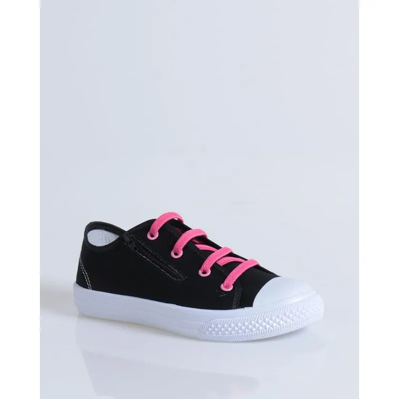 Tênis Casual Infantil Pink e Preto 35/36