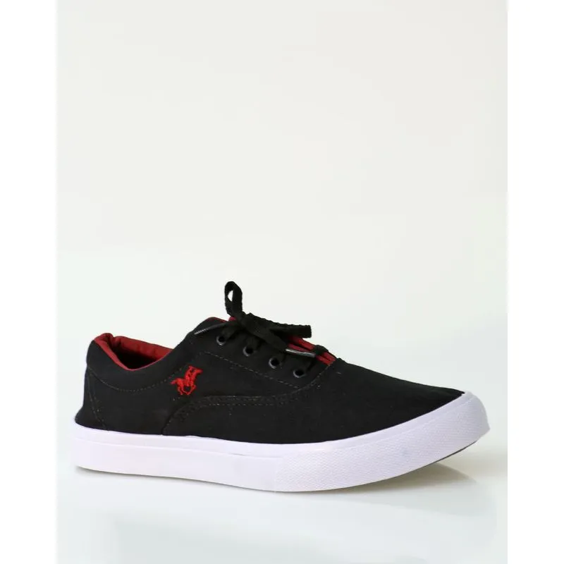 Tênis Masculino Casual Polo Energy Bordado Preto 37