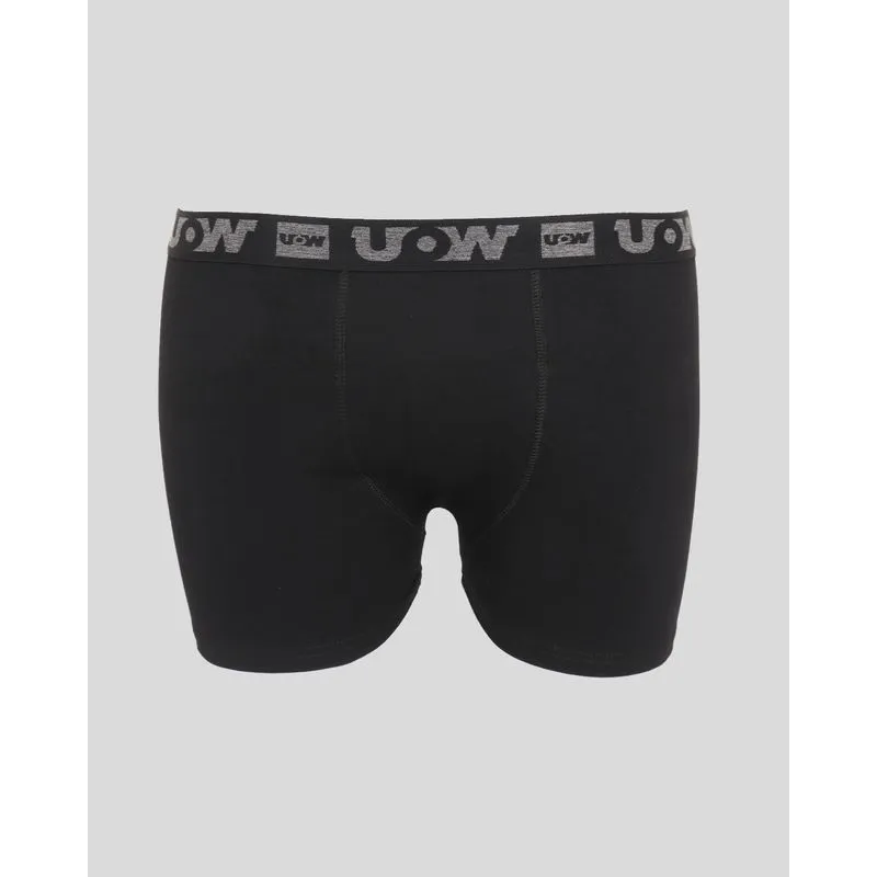 Cueca Plus Size Masculina Boxer Lisa Preta G3
