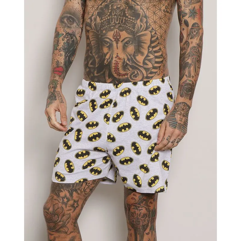 Samba Canção Masculina Batman DC Cinza P
