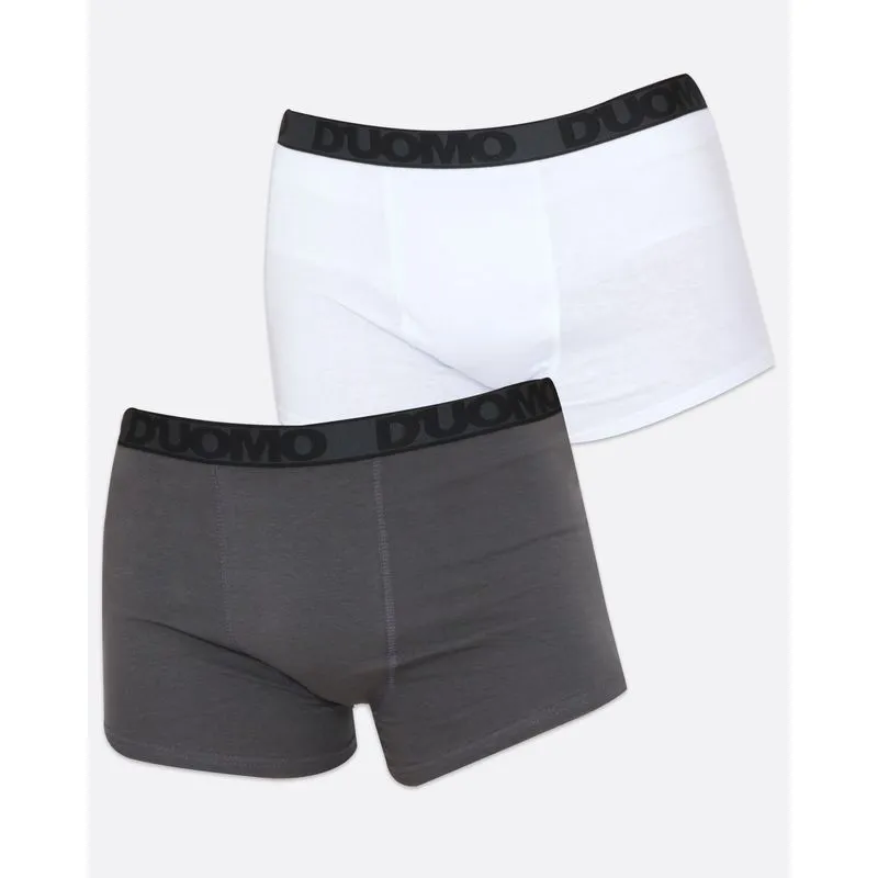 Kit 2 Cuecas Boxer de Algodão D'uomo Branca GG