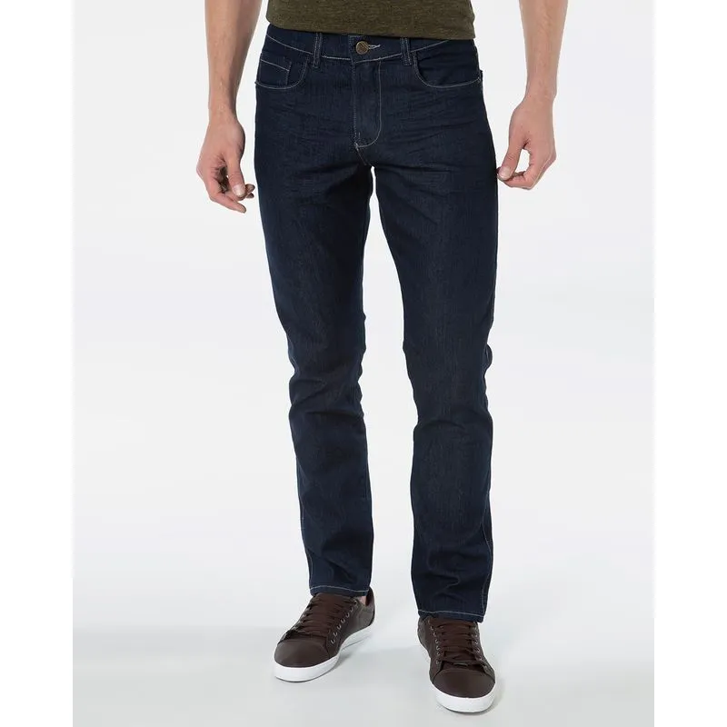 Calça Jeans Masculina Reta Azul 40
