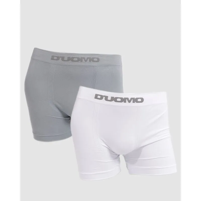 Kit 2 Cuecas Mascuilina Boxer D'uomo Cinza E Branca G