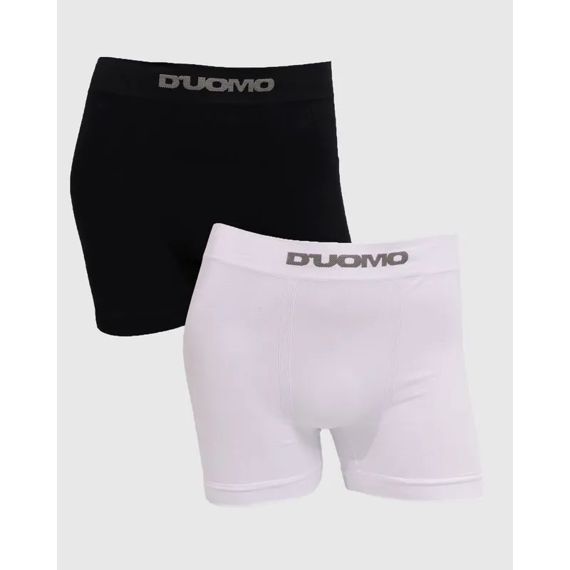 Kit 2 Cuecas Masculina Boxer Duomo Preta P