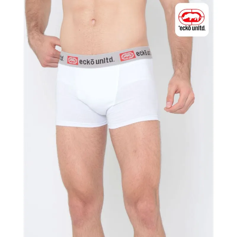Cueca Boxer de Algodão Ecko Unlimited Branca GG