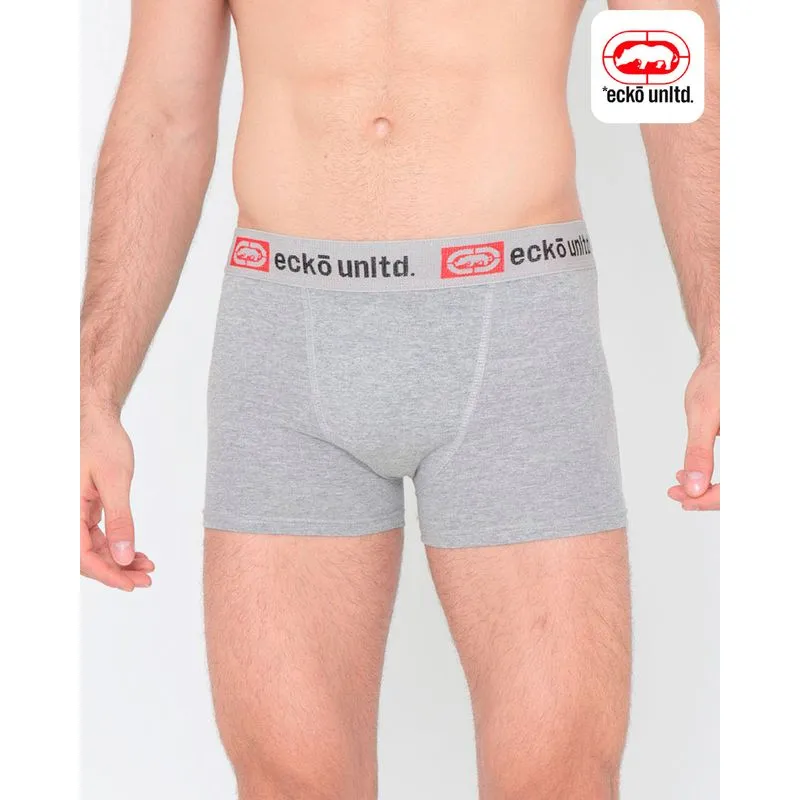 Cueca Boxer de Algodão Ecko Unlimited Cinza G