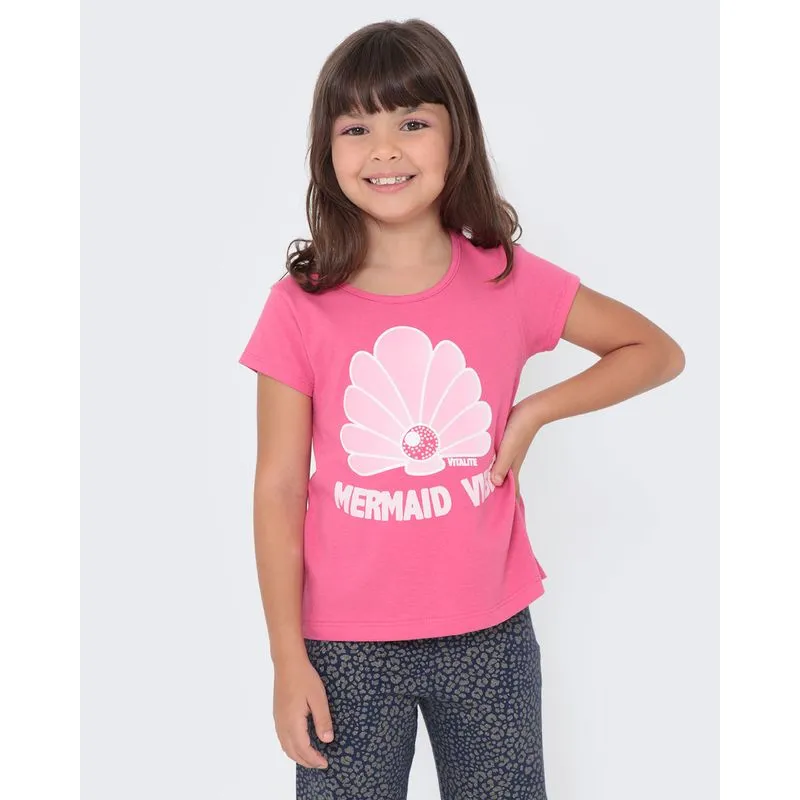 Blusa Infantil Estampa Rosa 6