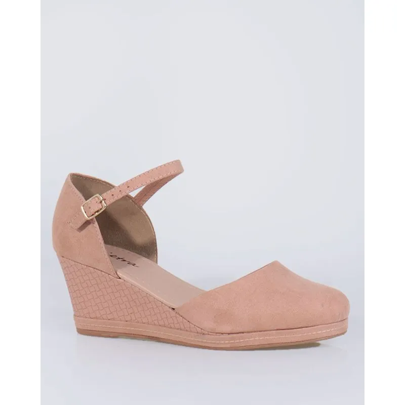 Sandália Espadrille Camurça Rosê 38