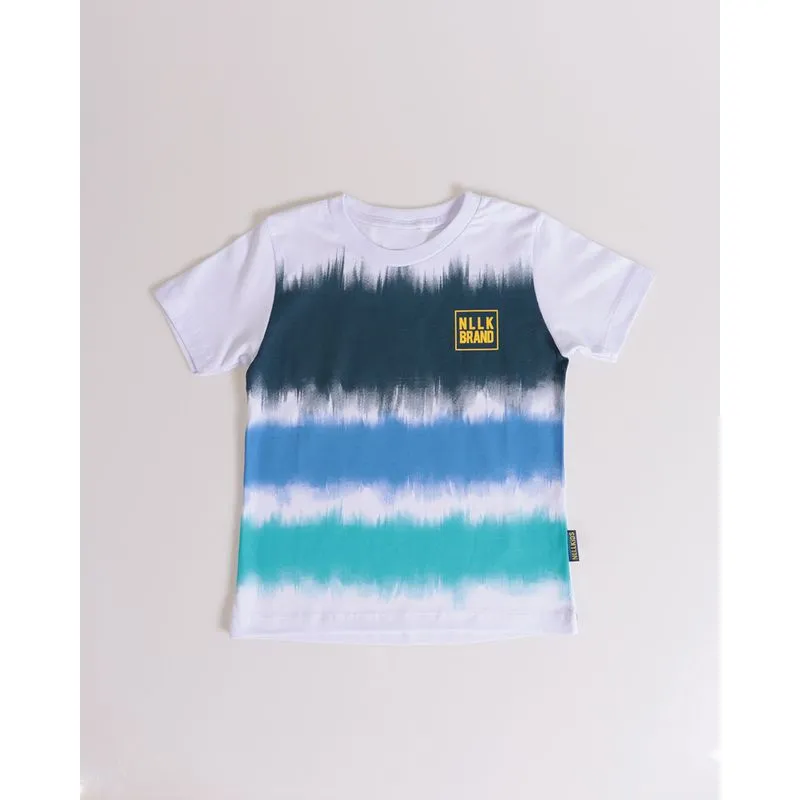 Camiseta Bebê Multicor Estampada Branca 1