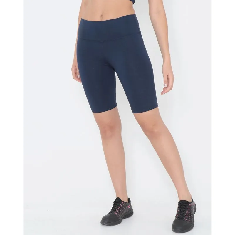 Bermuda Fitness Ciclista Básica Azul Marinho GG