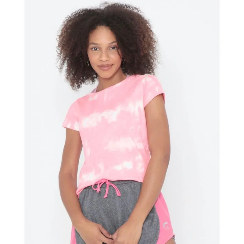 Blusa Fitness Tie Dye Rosa GG