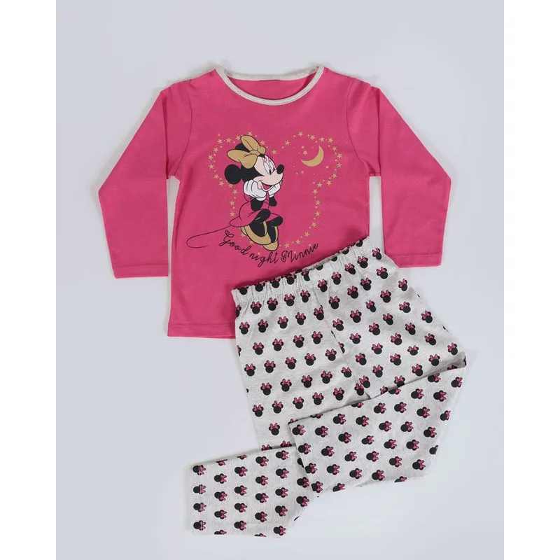 Pijama Bebê Minnie Disney Rosa 3