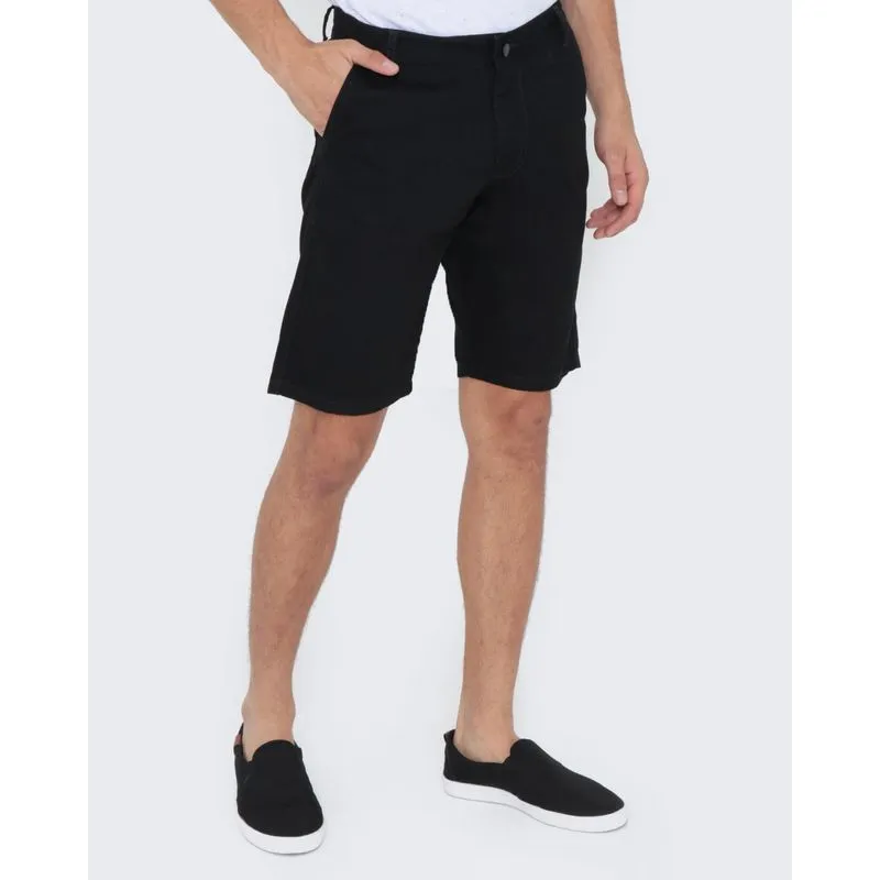 Bermuda Sarja Masculina Preta 36