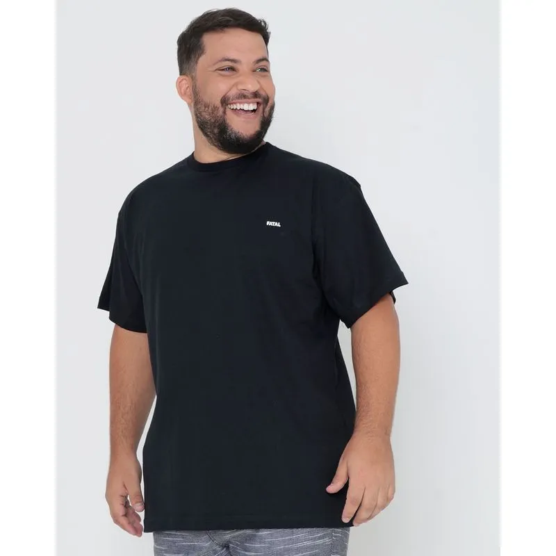 Camiseta Plus Size Fatal Preta M