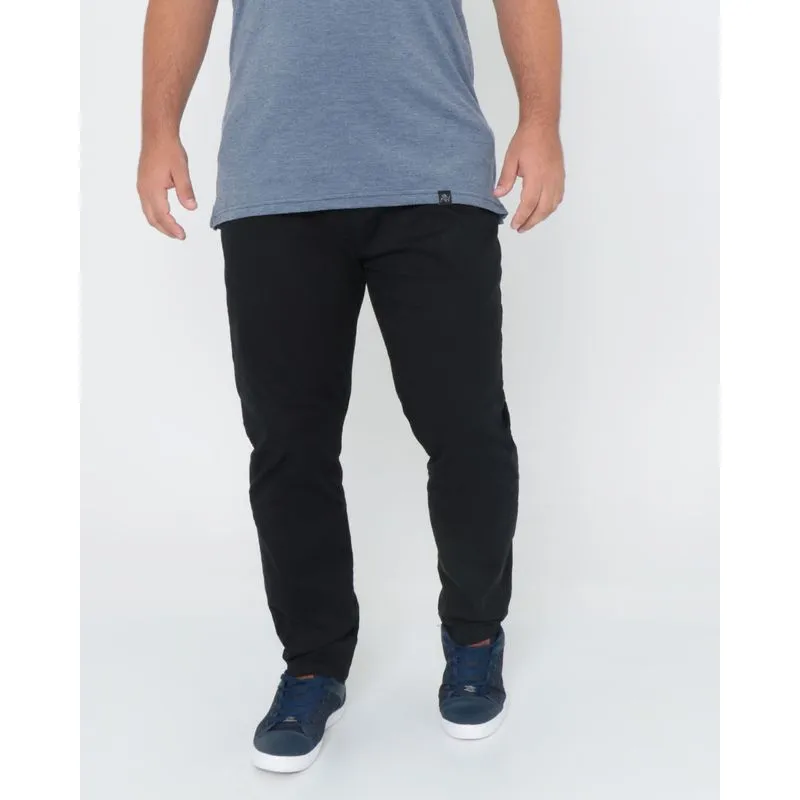 Calça Sarja Masculina Plus Size Jogger Preta 54