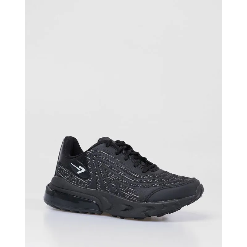 Tênis Infantil Masculino Esportivo Textura Preto 31