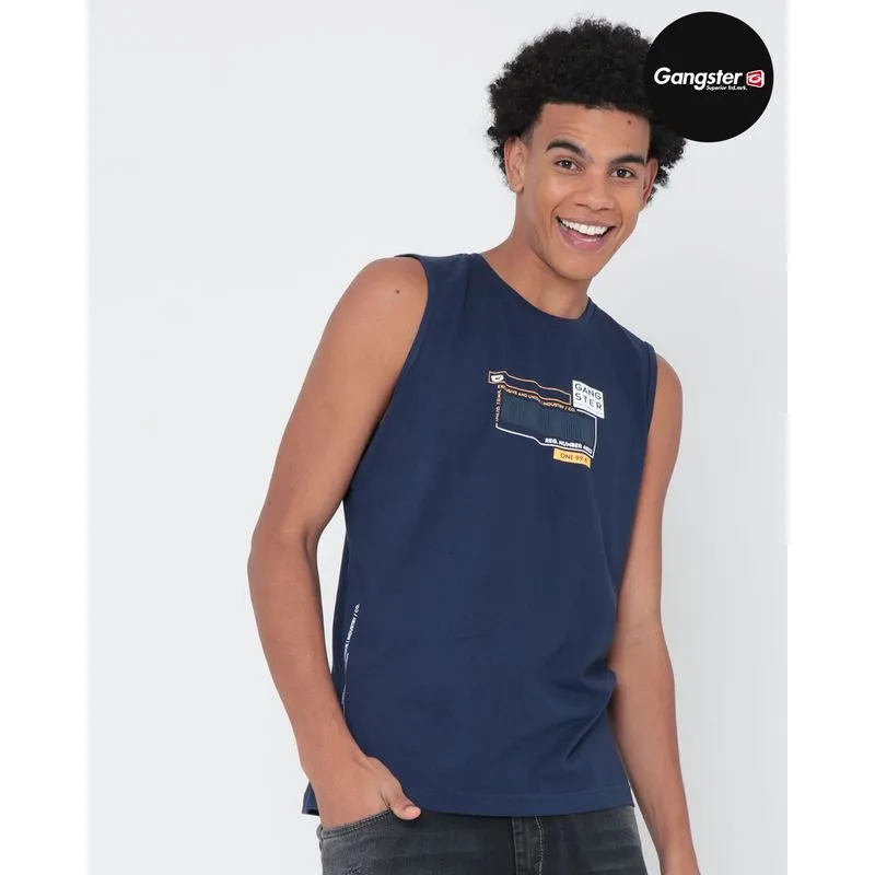 Regata Gangster Azul Marinho G