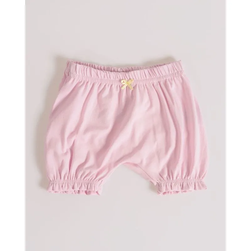 Short Bebê Com Estampa Borboleta Rosa Claro G