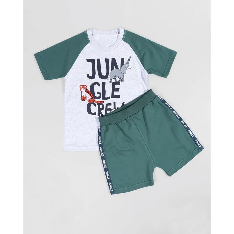Conjunto Bebê Jungle Verde 1