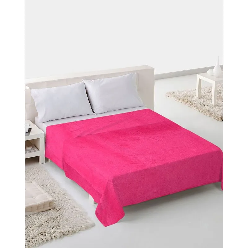 Manta Casal Lisa Arte e Cazza Rosa Pink UN