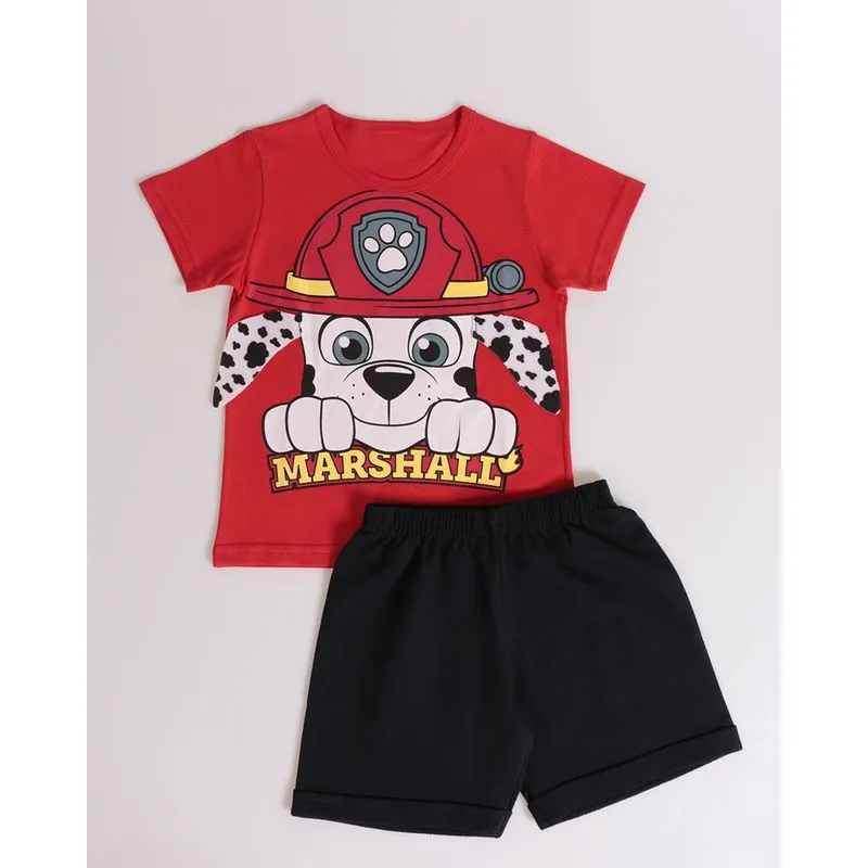 Conjunto Bebê Marshall Patrulha Canina Vermelho 1