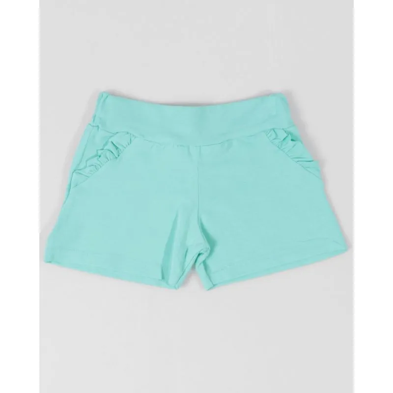 Short Bebê Franzidos Verde Claro 1