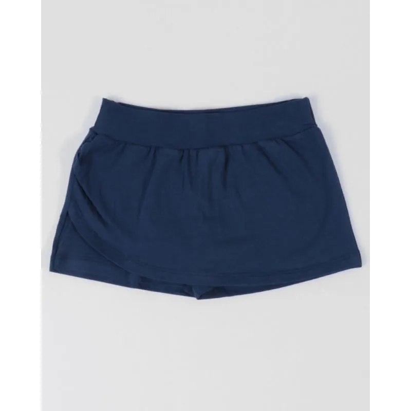 Short Saia Bebê Liso Azul Marinho 3