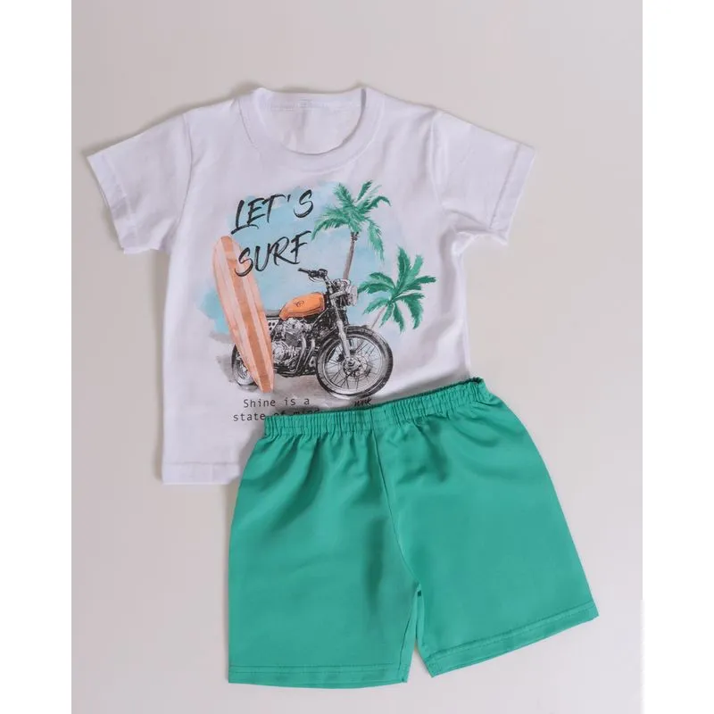 Conjunto Bebê Surf Branco 2