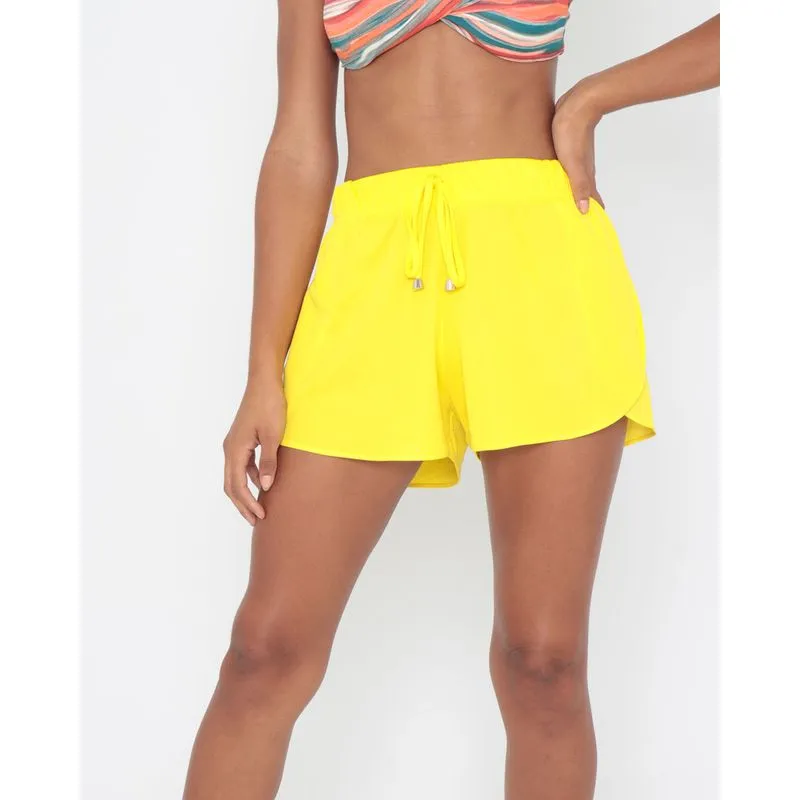 Short Boxer Fenda Amarelo P