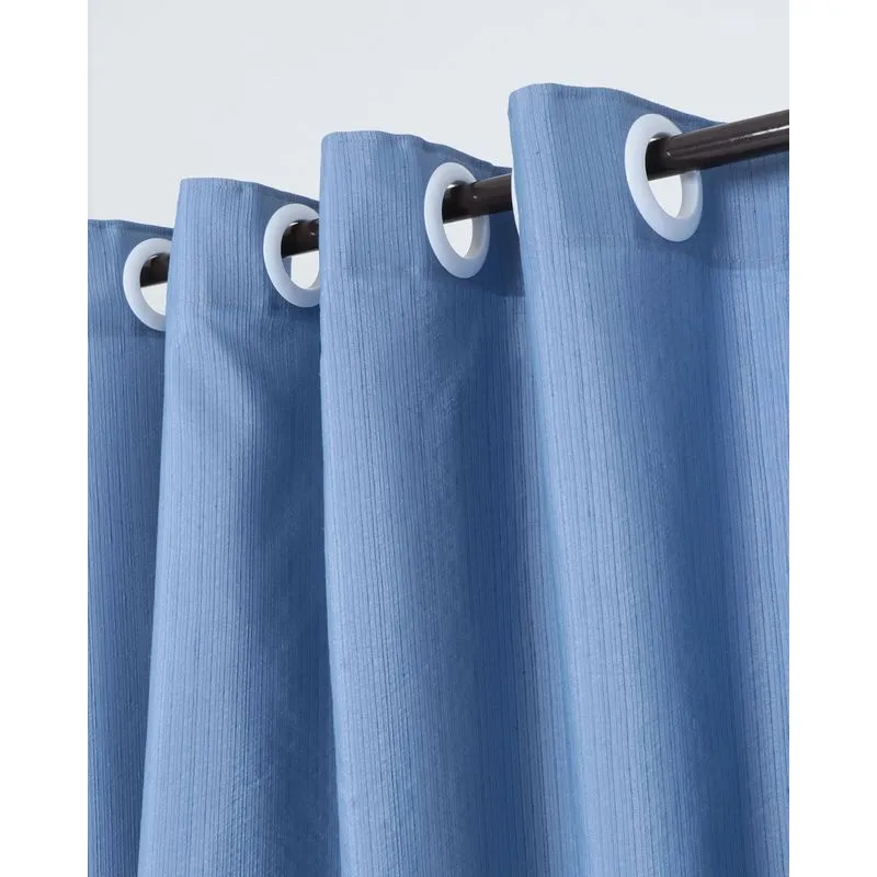 Cortina Pantex Varão Até 200cm Bella Janela Azul Médio UN