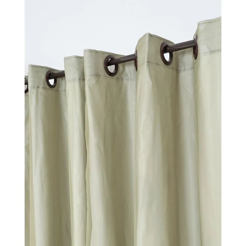 Cortina Pratika lisa Varão até 200cm Verde UN