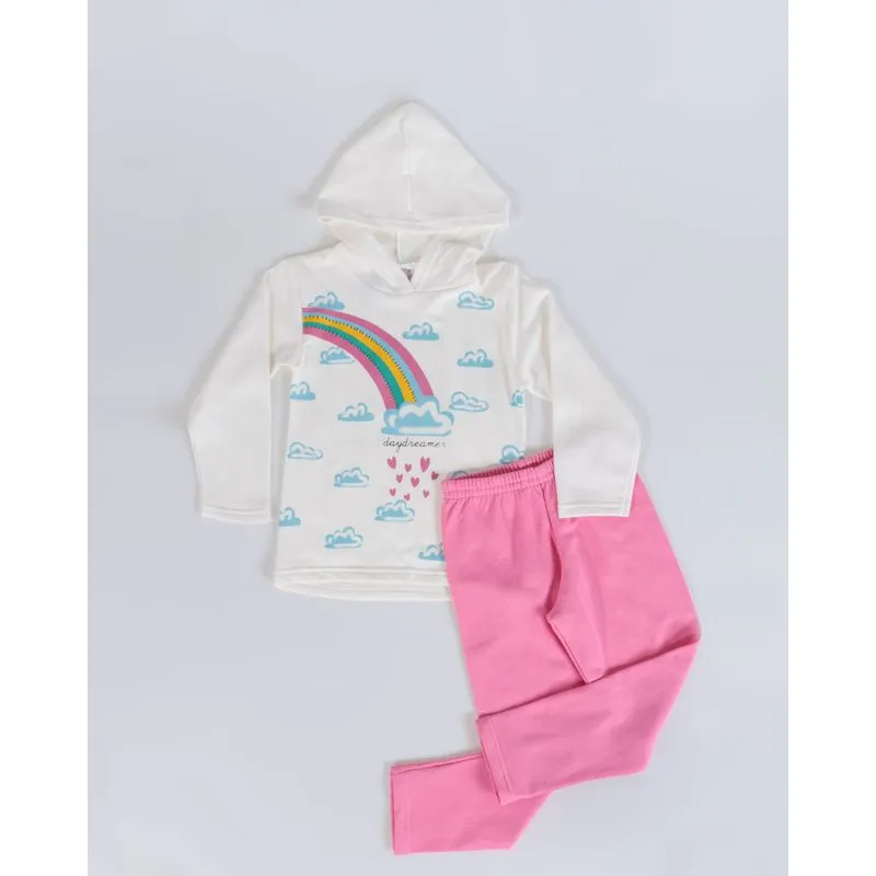 Conjunto Bebê De Moletom Com Capuz Off White 3