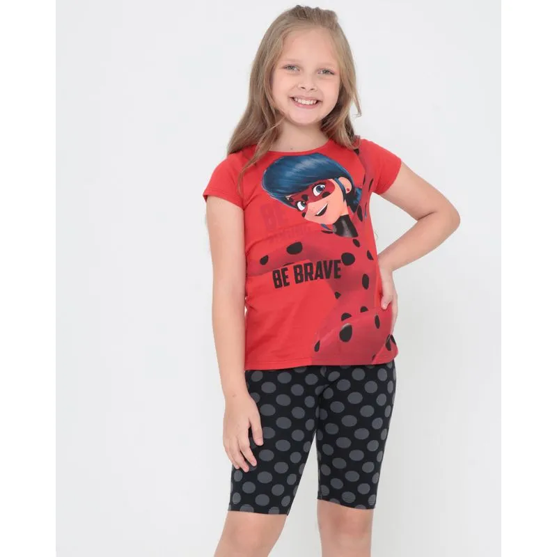 Conjunto Infantil Ladybug Vermelho 4