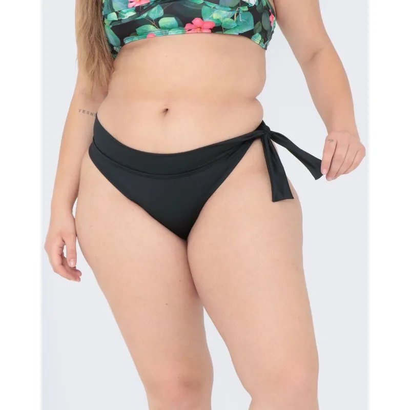 Biquíni Avulso Calcinha Plus Size Lacinho Preta 48