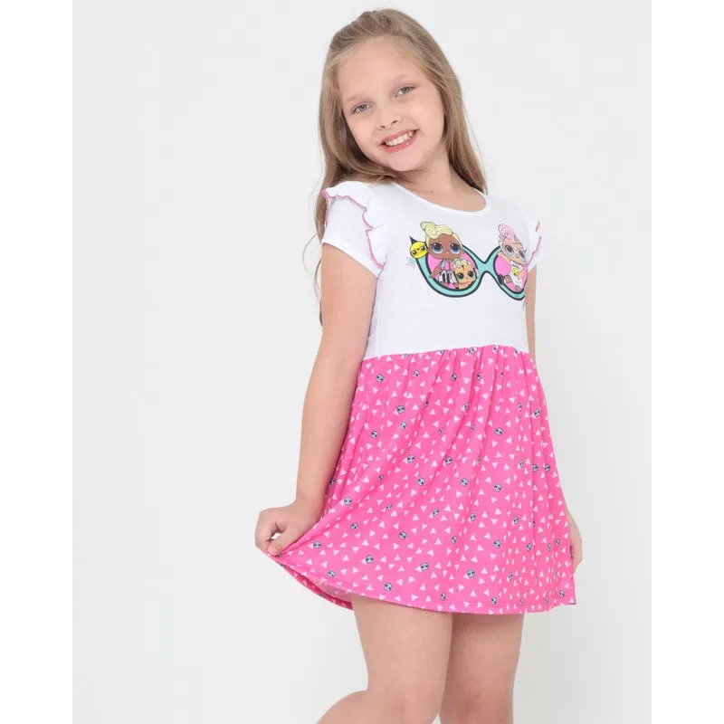 Vestido Infantil LOL Surprise Branco 8
