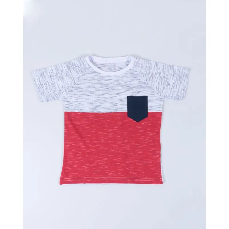 Camiseta Bebê Bolsinho Recortes Multicor 2