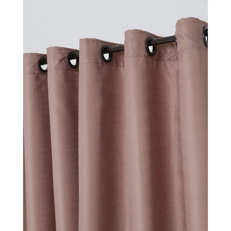 Cortina Manuella Arte & Cazza 180cm x 250cm Marrom Claro UN