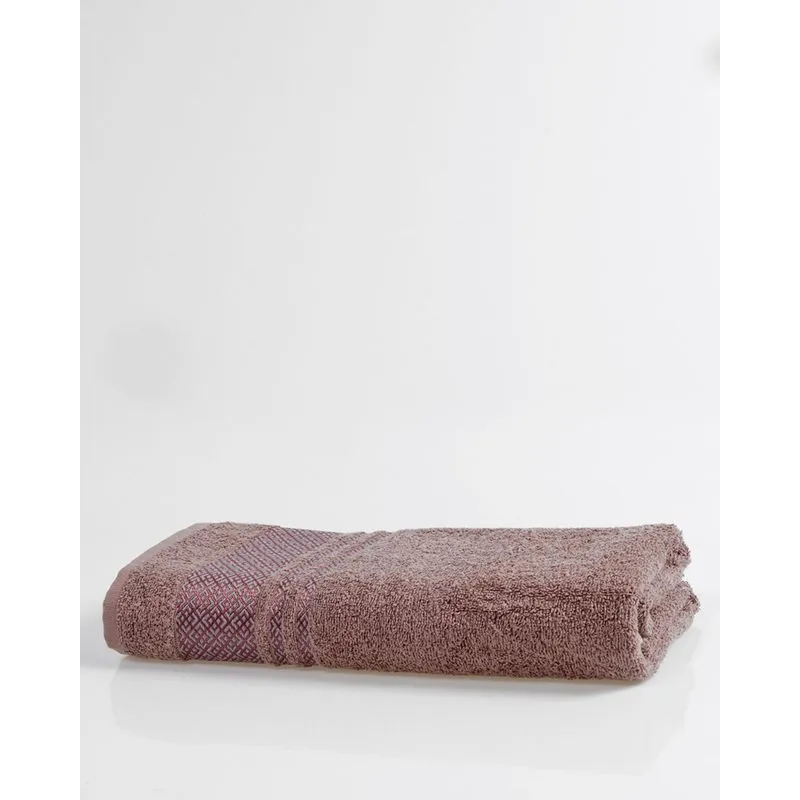 Toalha de Banho Quadratus Jacquard Dohler Marrom UN