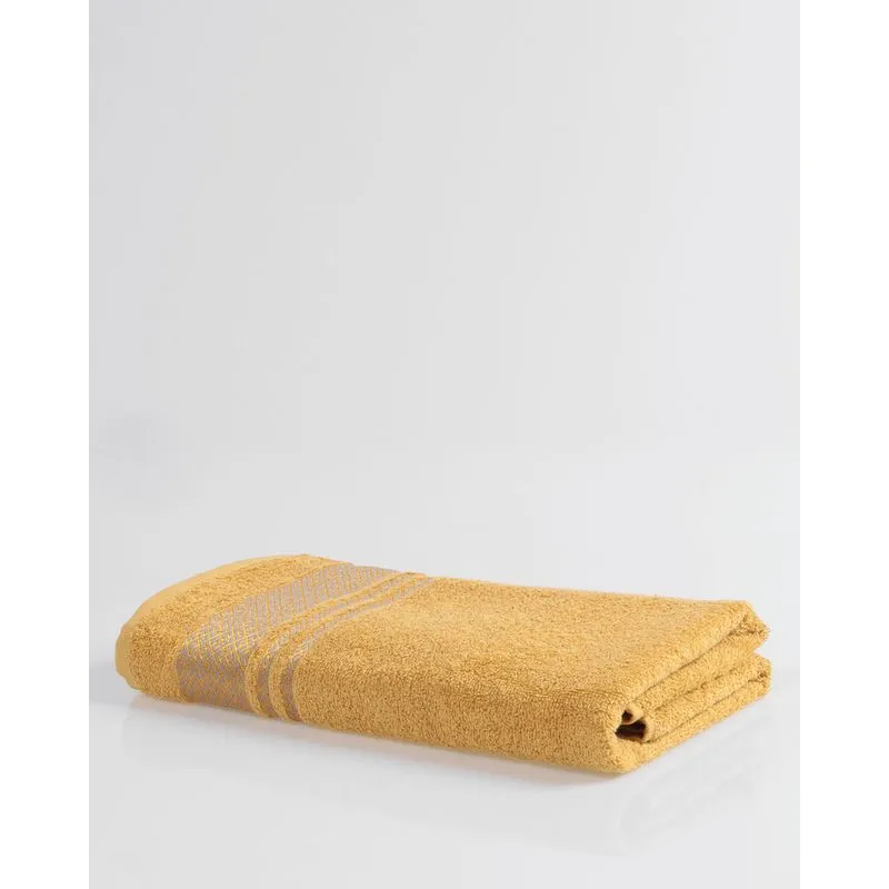 Toalha de Banho Quadratus Jacquard Dohler Mostarda UN