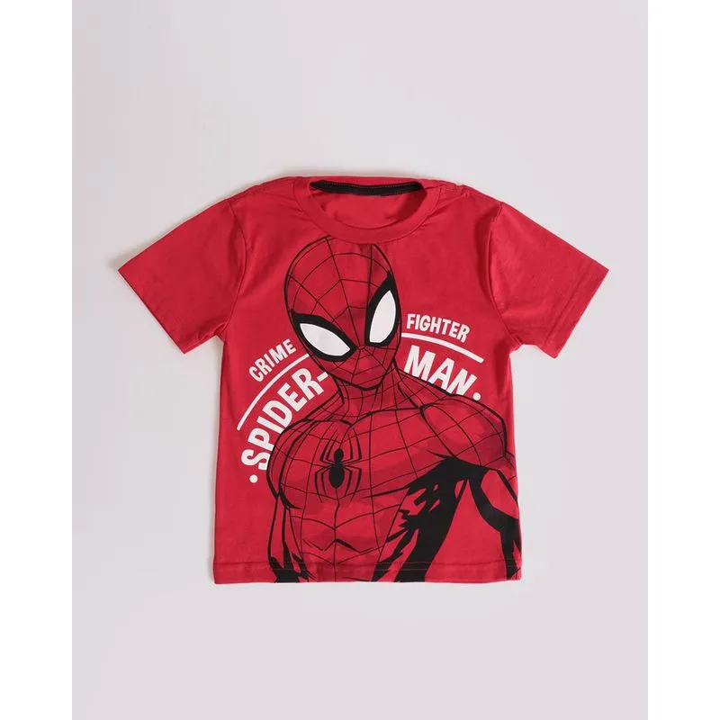 Camiseta Bebê Marvel Homem-Aranha Vermelha 2