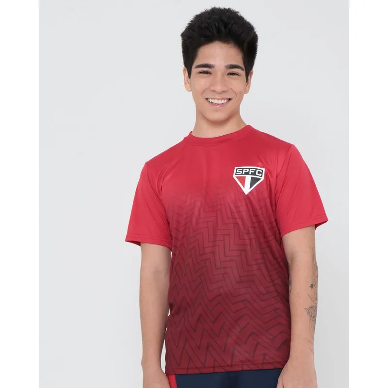 Camiseta Juvenil São Paulo FC Vermelha 12
