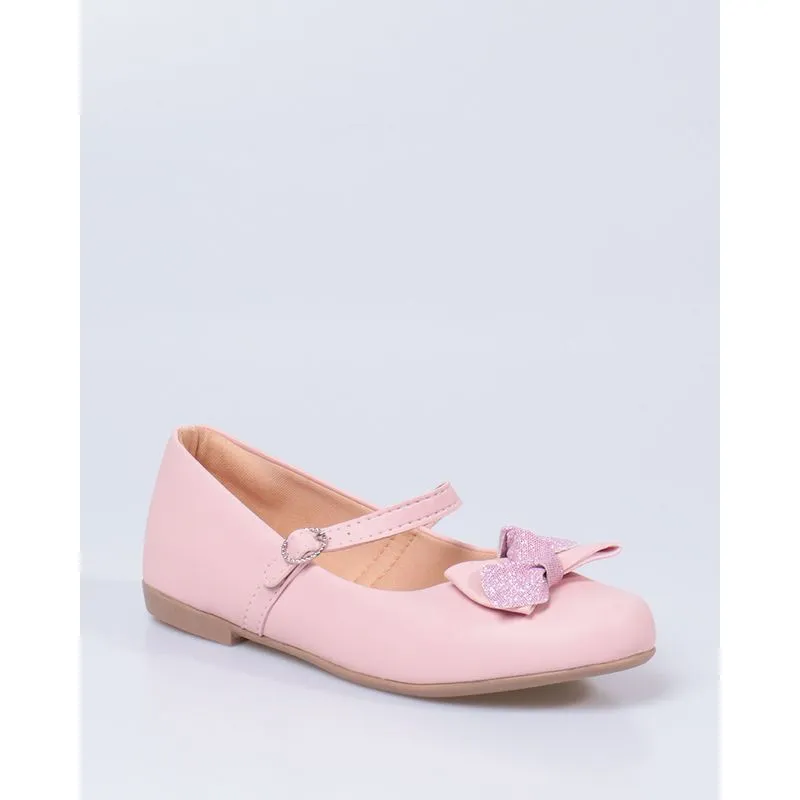 Sapatilha Infantil Boneca Laço Rosa 32