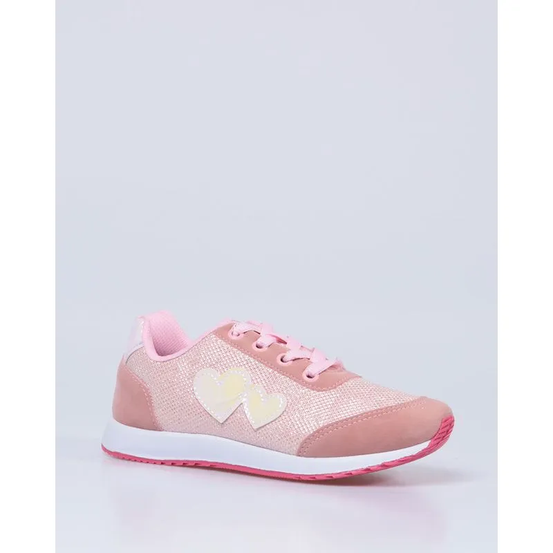 Tênis Infantil Esportivo Rosa Claro 35