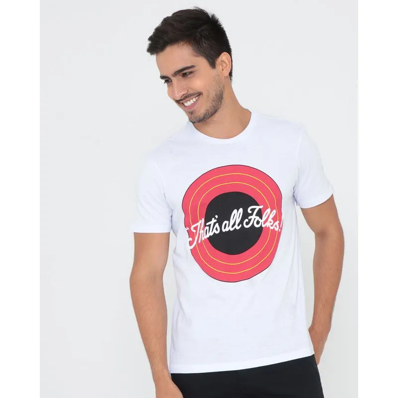 Camiseta Looney Tunes Branca P