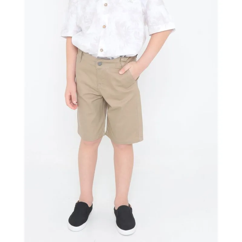 Bermuda Sarja Infantil Bege 8